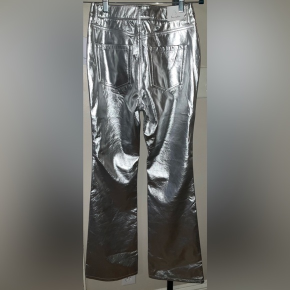 Love, Fire Shiny Silver Zip-Up Jacket - Picture 2 of 3